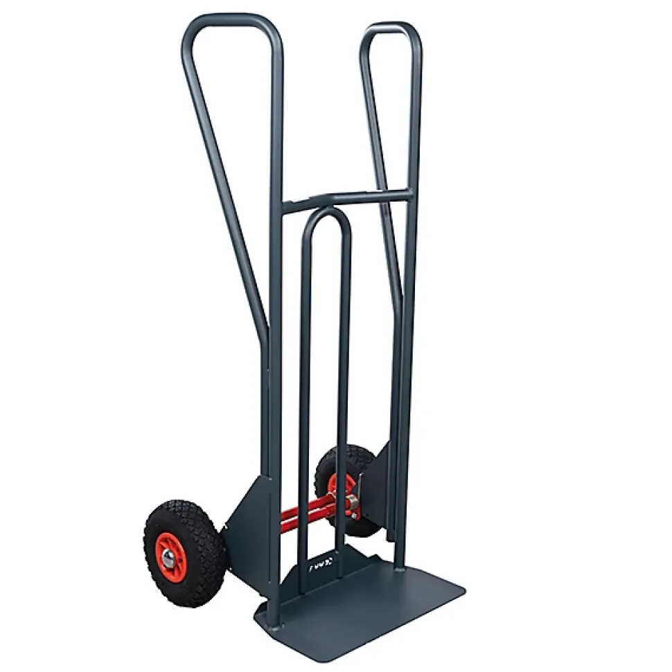 Diable basculement assisté - Roues pneumatiques - Charge max 350kg - 810310121