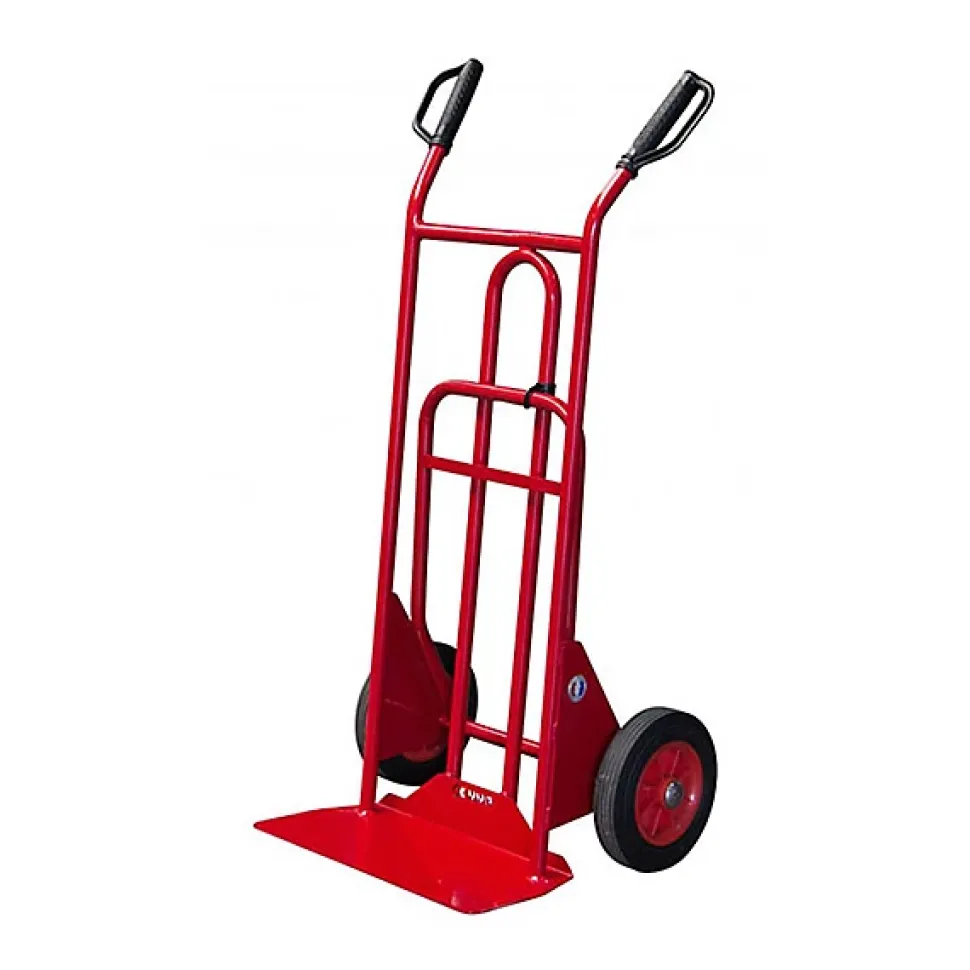 Diable bavette pliante et fixe 250kg - Roues caoutchouc - 810202020