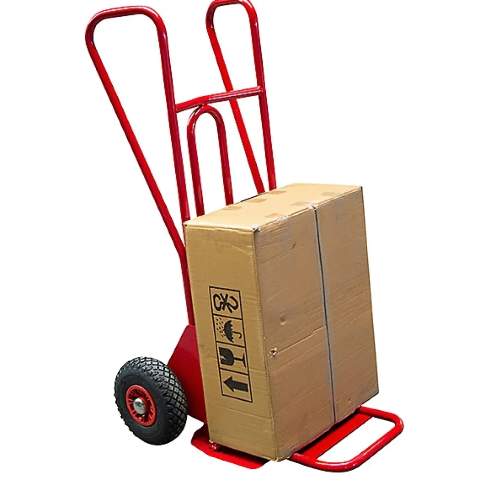 Diable bavette pliante et fixe 250kg - Roues caoutchouc - 810212020