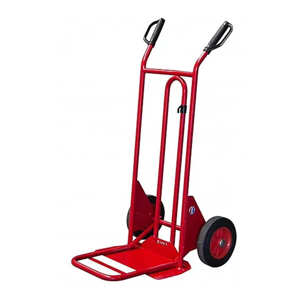 Diable bavette pliante et fixe 250kg - Roues pneumatiques - 810202021