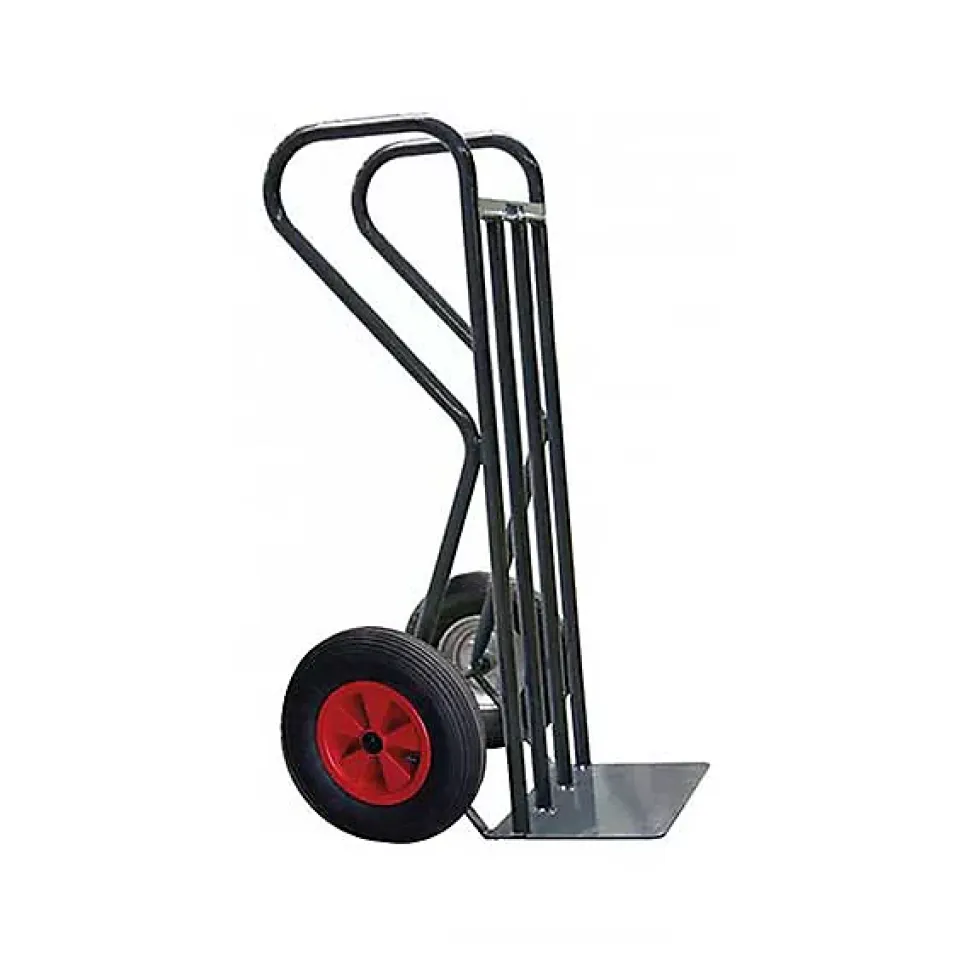 Diable charge lourde à roues caoutchouc - Pelle 560x300mm - Charge max 400kg - 810009634