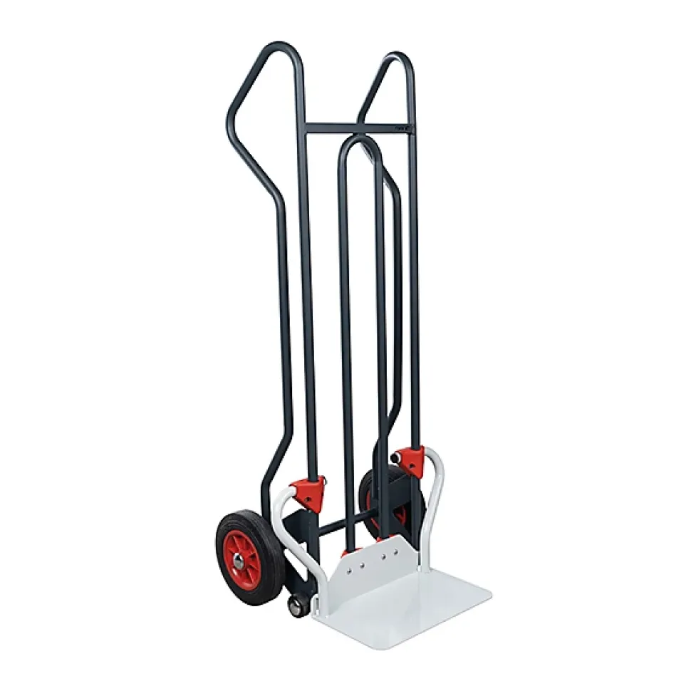 Diable dépalettiseur - Roues pneumatiques pour terrains accidentés - Charge max 250kg - 810401001