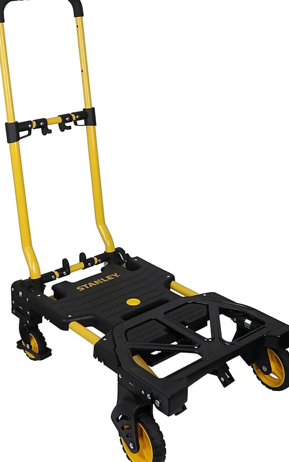 Diable 2en1 Pliable Déménagement (70kg) et Chariot de Transport (137kg) Roues Solides, Plastique,Acier Résistant