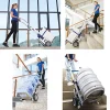 Diable électrique escalier pliable - Pelle 510x220mm - Charge 105kg - DCE105