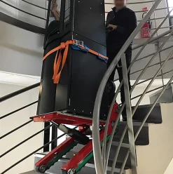 Diable électrique pour escaliers - Stabilisation intégrée - Charge 300kg - DOMSTAB300