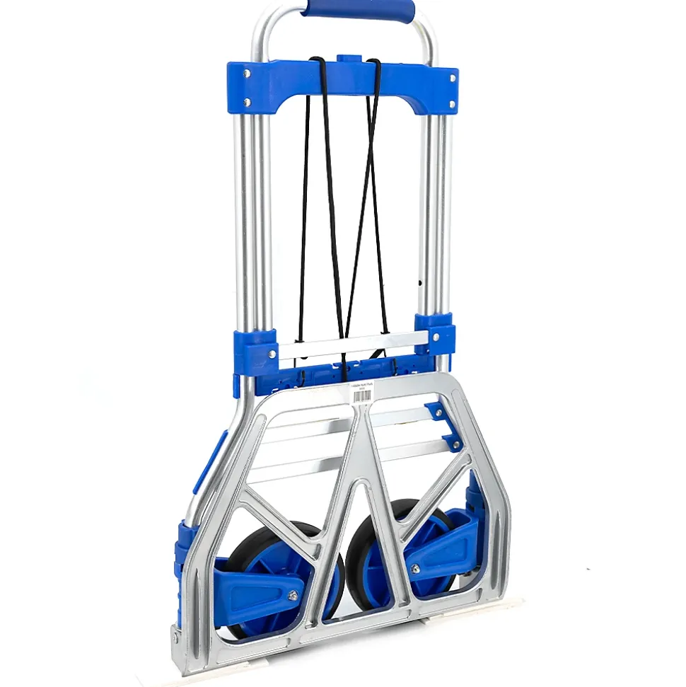Diable pliable en aluminium réglable en hauteur Chariot charge transport 90 kg