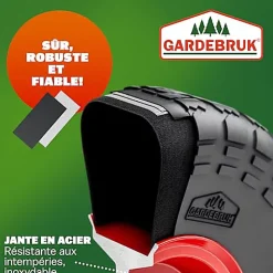 Diable Pliable 200kg Chariot de Transport avec Roues Pneumatiques, Acier Résistant Idéal pour Déménagement et Manutention