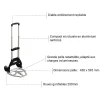Diable pliant aluminium - Capacité 250kg - 815007043