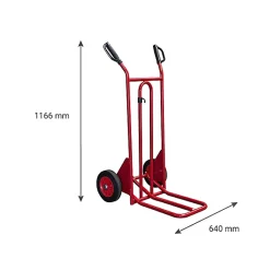Diable pliant charge 250kg - Roues caoutchouc - 810201020