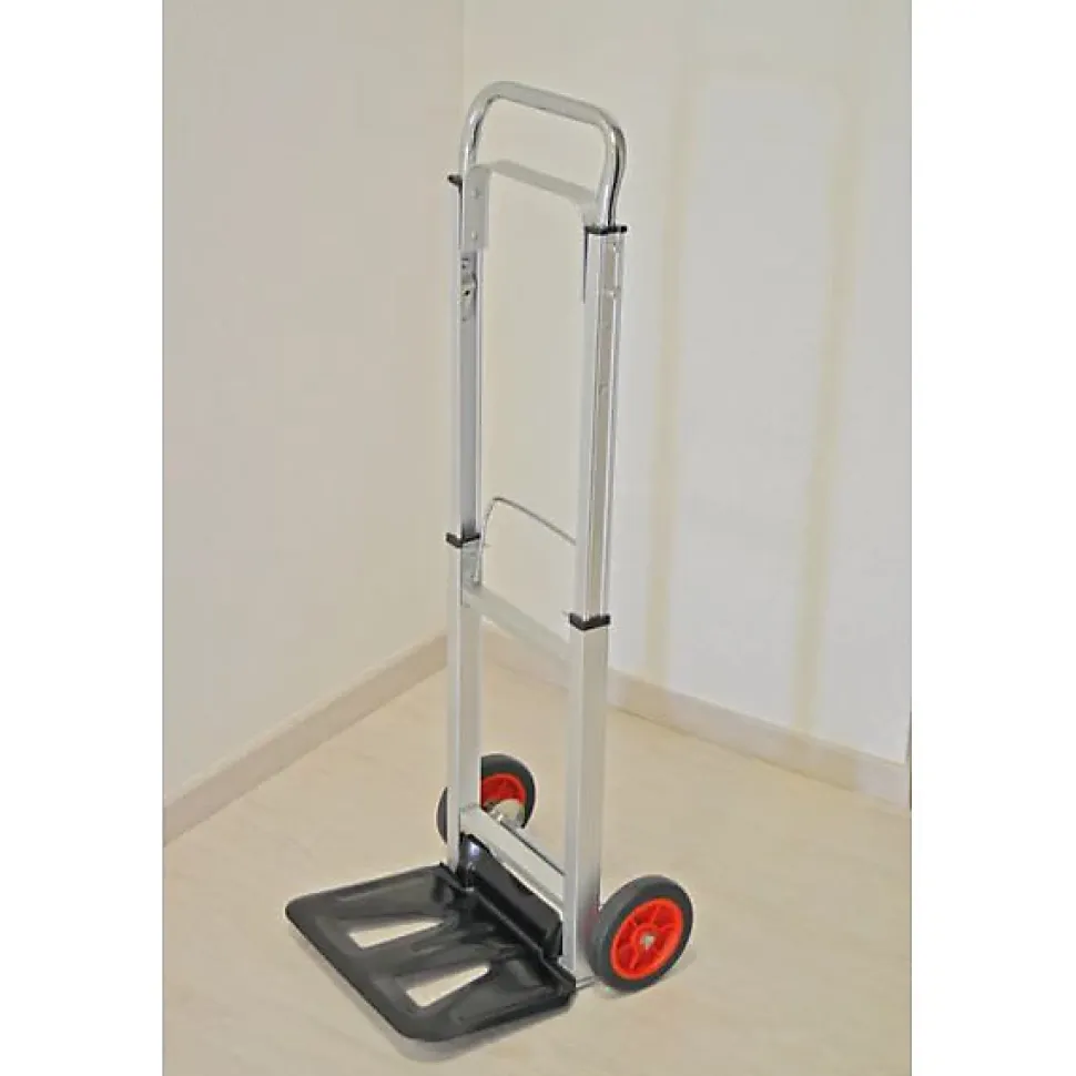 Diable Pliant téléscopique en Aluminium charge 90 kg