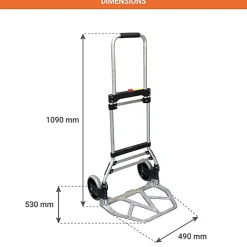 Diable pliant ultra compact - Charge max 100kg - 815007146