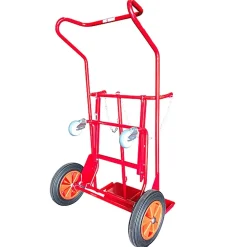 Diable porte bouteille basculable - 2 grandes bouteille - roues pneumatiques - 810007958
