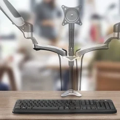 DM65 ARM SINGLE 1x Bras supplémentaire pour support d'écran Permet d'ajouter un écran ou accessoire supplémentaire Duronic