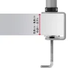 DM352 Support 2 écrans PC à pince pour bureau Bras de moniteur Rotatif Inclinable Pivotant Compatible VESA 75 100 Duronic