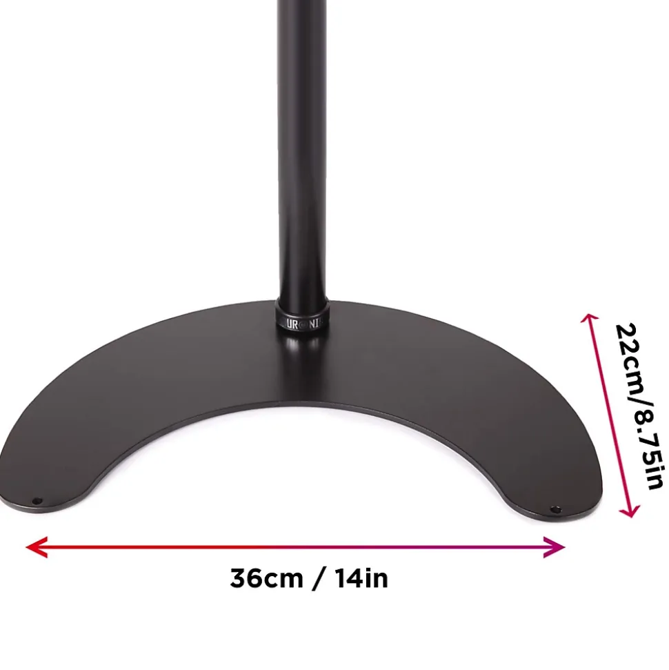 DM15D1 Support écran PC sur socle pour bureau Bras de moniteur Rotatif Inclinable Pivotant Compatible VESA 75 100 Duronic