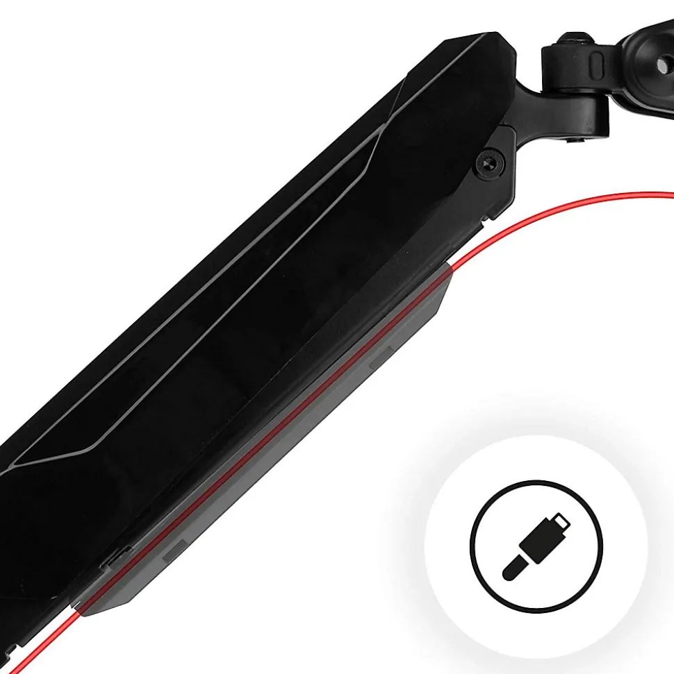 DMG52 Support 2 écrans PC à pince pour bureau Bras de moniteur Rotatif Inclinable Pivotant Compatible VESA 75 100 Duronic