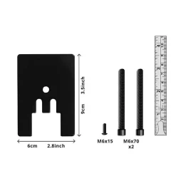 DM-GR-03 Grommet pour support d'écran de la gamme DMG Fixation par perçage pour remplacer la pince Duronic