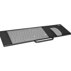 DM0K1 Support pour clavier souris accessoire 60 x 18 cm Montage facile Compatibilité universelle VESA 75 100 Duronic