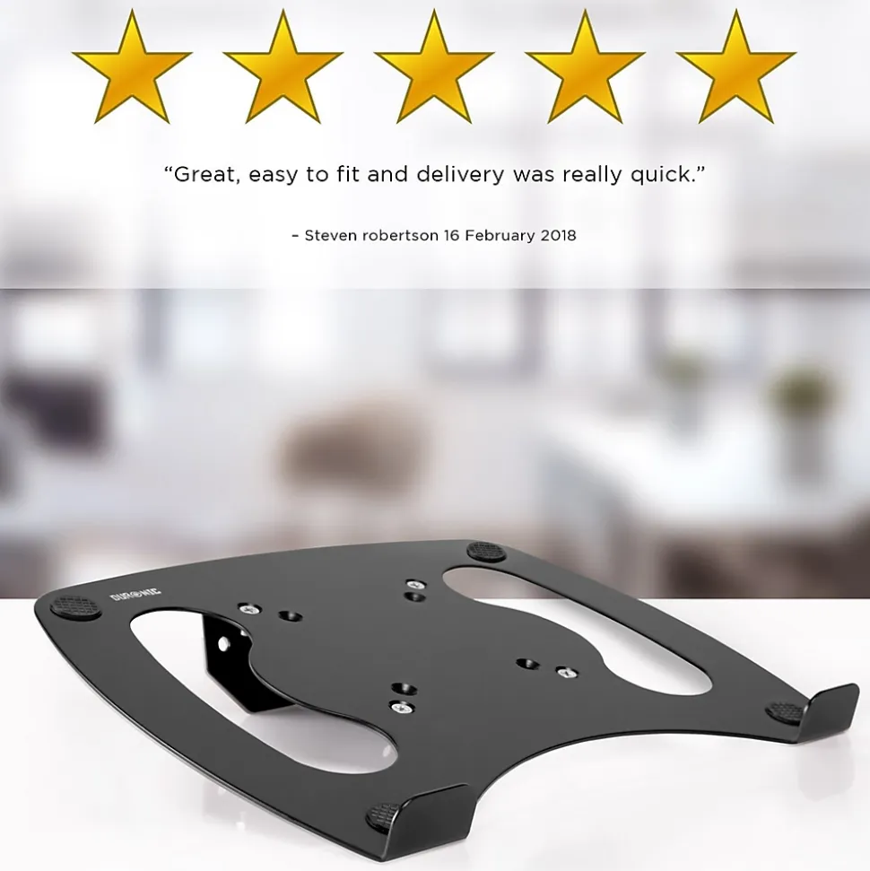 DML1 BK Support pour ordinateur portable tablette accessoire Compatible avec la gamme DM35 VESA 75 100 Duronic