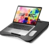 DML432 Plateau pour ordinateur portable Support pour tablette Lapdesk à poser sur les genoux ou sur un bureau Duronic