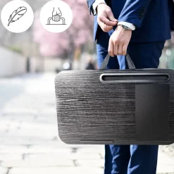 DML422 Plateau pour ordinateur portable Support pour tablette Lapdesk à poser sur les genoux ou sur un bureau Duronic
