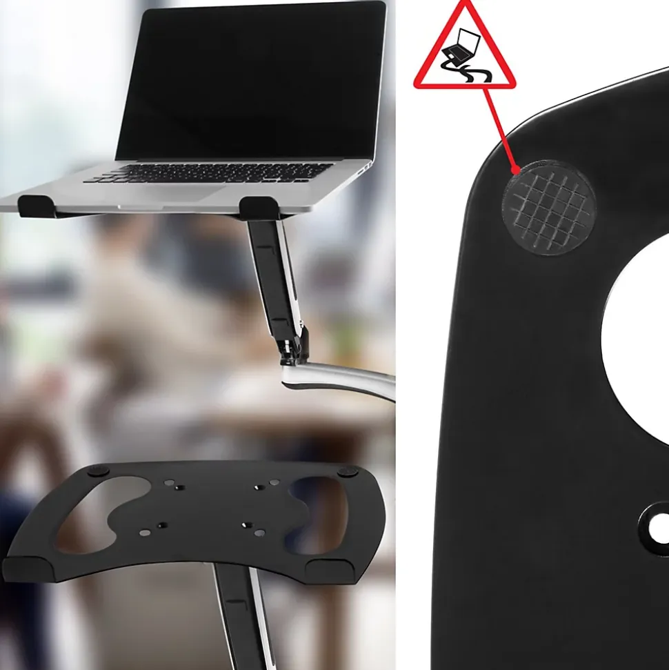 DML2 Support pour ordinateur portable tablette accessoire Compatible avec les gammes DM45 DM55 DM65 VESA 75 100 Duronic