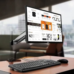 DML5S1 Bras complet pour ajouter un écran ou accessoire sur un support de la gamme DM55 Ajustement vertical à la volée Duronic