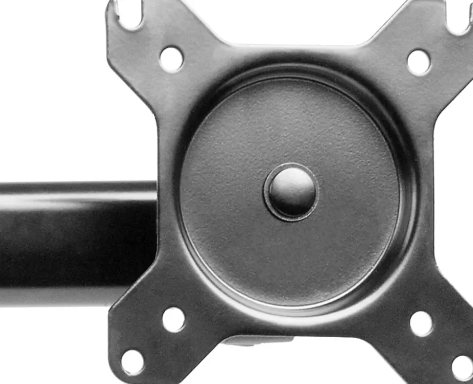 DM25P2 Bras double articulation pour écrans Support d'écran sans potence Equivalent au support d'écrans DM252 VESA 75 100 Duronic