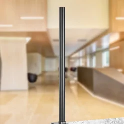 DM35POLE-60 Potence de 60 cm Fixation à pince Compatible avec support d'écran Permet d'ajuster la hauteur de l'écran Duronic