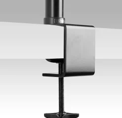 DMT100 POLE Potence de 100 cm Fixation à pince Compatible avec support d'écran Permet d'ajuster la hauteur de l'écran Duronic