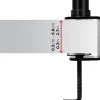 DMT152 Support 2 écrans PC à pince pour bureau Bras de moniteur Rotatif Inclinable Pivotant Compatible VESA 75 100 Duronic