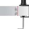 DM15V2 Support 2 écrans PC à pince pour bureau Bras de moniteur Rotatif Inclinable Pivotant Compatible VESA 75 100 Duronic