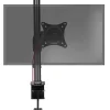 DM451X1 Support écran PC à pince pour bureau Bras de moniteur Rotatif Inclinable Pivotant Compatible VESA 75 100 Duronic