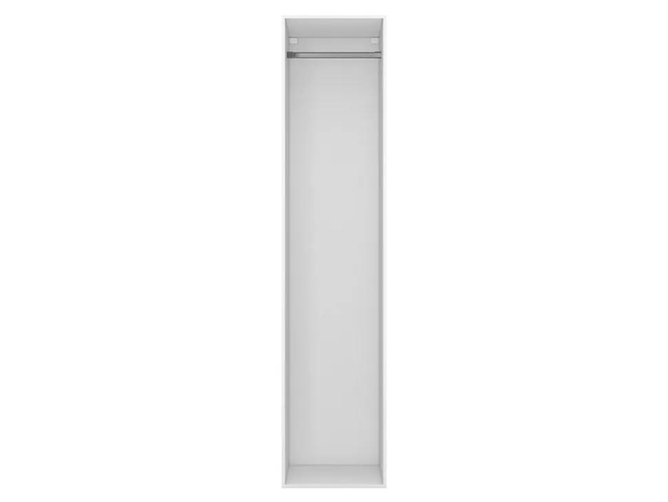 Dressing blanc avec penderie GoodHome Atomia H. 225 x L. 50 x P. 58 cm