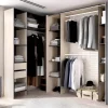 Dressing d'angle extensible DORIAN - L164/234 cm - Chêne et anthracite