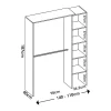Dressing extensible - L110/140 cm - Blanc - BELVANA