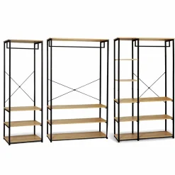 Dressing modulable XXL grande capacité L. 250 cm DETROIT design industriel