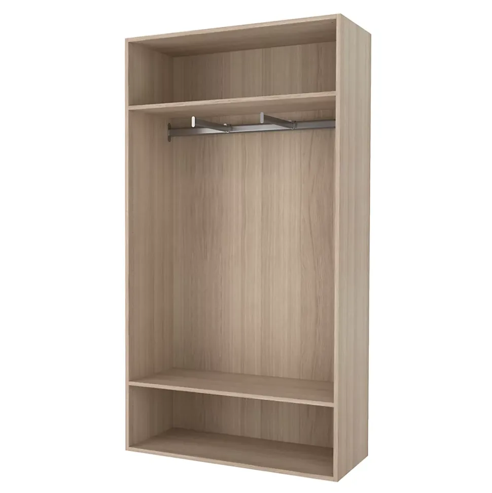Dressing ouvert effet chêne GoodHome Atomia H. 187,5 x L. 100 x P. 45 cm