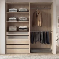 Dressing ouvert effet chêne GoodHome Atomia H. 225 x L. 200 x P. 45 cm