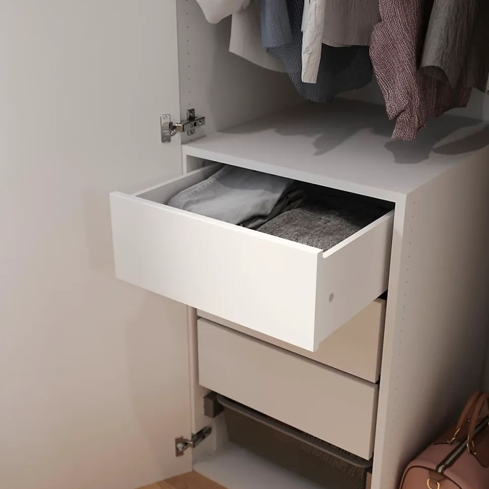 Dressing sous pente et/ou comble blanc GoodHome Atomia H. 225 x L. 225 x P. 58 cm