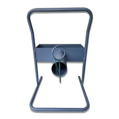 Dévidoir portable pour feuillard de 76mm de diamètre - Qualité PRO TECPLAST DV - Avec bac de rangement pour accessoires et outils