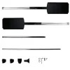 Elévateur de penderie escamotable en aluminium - boîtier noir - largeur dressing 540-690 mm