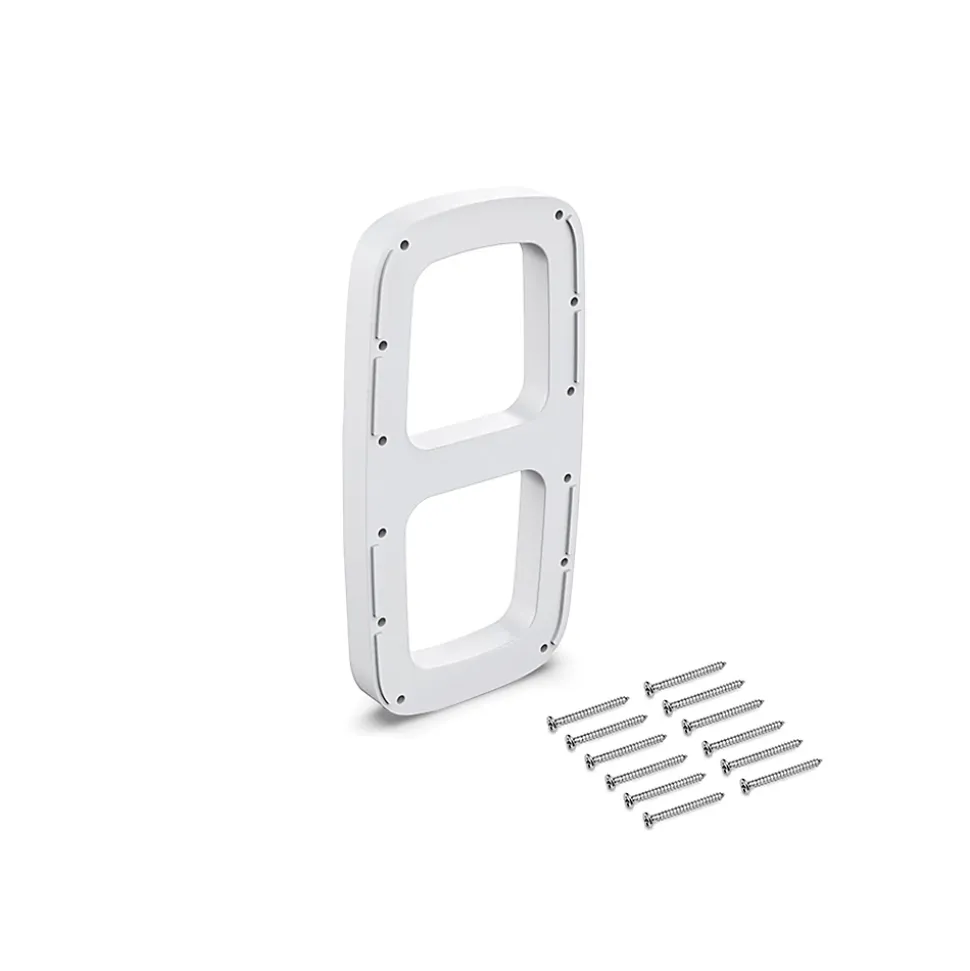 Emuca Jeu de d'inserts latéraux pour cintre Sling, Plastique, Blanc