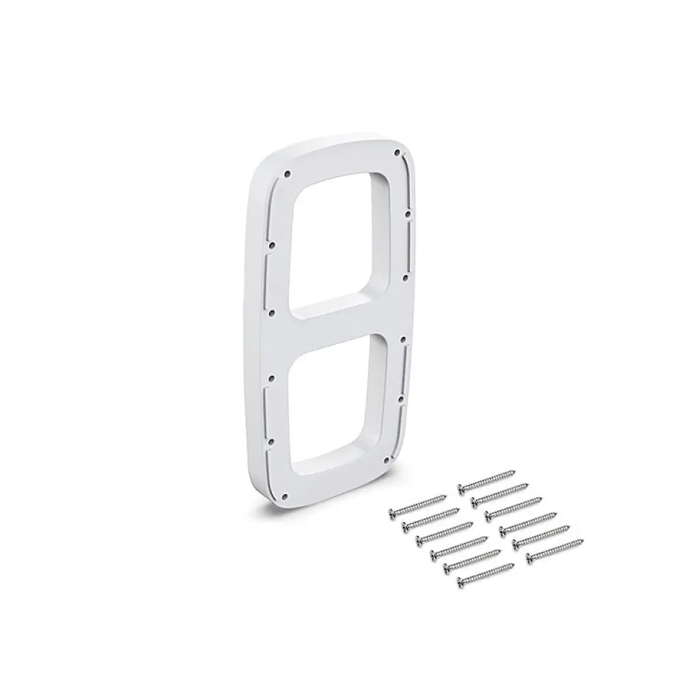 Emuca Jeu de d'inserts latéraux pour cintre Sling, Plastique, Blanc
