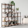 Emuca Jeu de Lader Shelf Frame Set, height 1790mm, Acier, Painted en noir