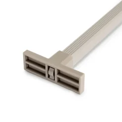 Emuca Kit de 7 tringles à pantalons, 2 plateaux et cadre coulissant à fermeture douce pour armoires, réglable, module 900mm, Gris