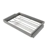 Emuca Kit tiroir à chaussures et rack ajustable Quartz pour armoires, glissières extension totale et à fermeture douce, Module