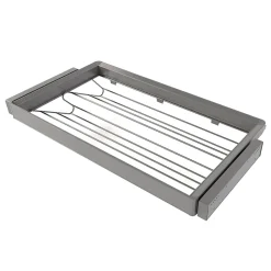 Emuca Kit tiroir à chaussures et rack ajustable Quartz pour armoires, glissières extension totale et à fermeture douce, Module