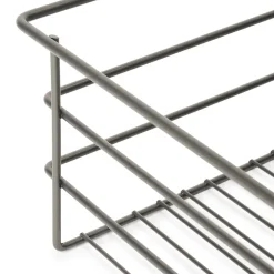Emuca Kit tiroir en fil métallique et rack ajustable Quartz pour armoires, glissières extension totale et à fermeture douce,