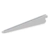 Emuca Lot de 20 supports d'étagères en bois Jagmet, pas de profil 32mm, longueur 470mm, Acier, Blanc